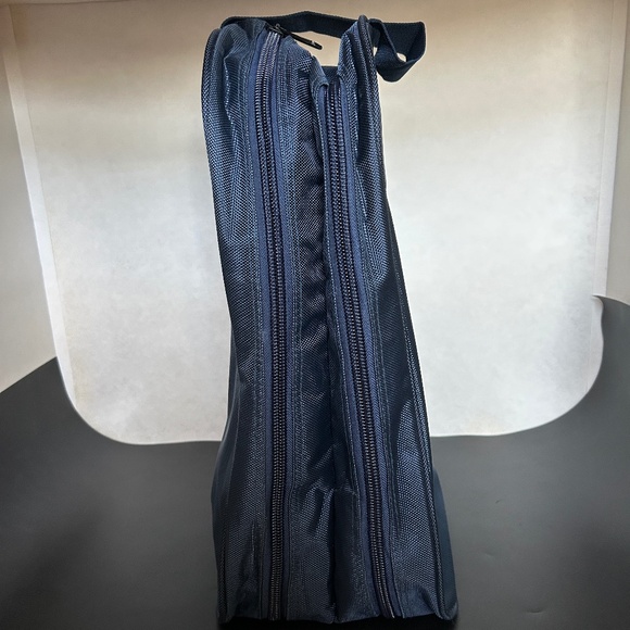 Lucchese Boot Carry and Storage Bag with Double Zippered Compartment, Blue - Picture 2 of 5